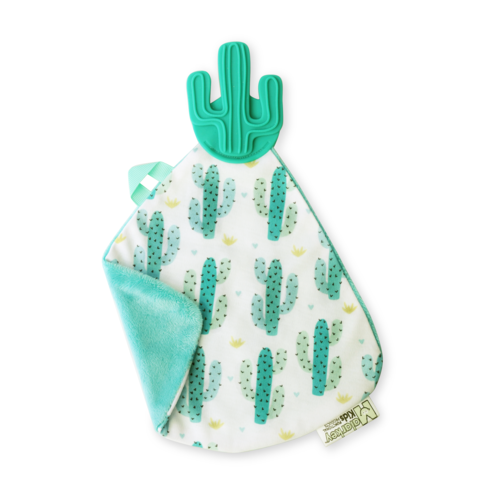 Doudou de dentition avec embout silicone - Malarkey Kids - Babirevaboutique