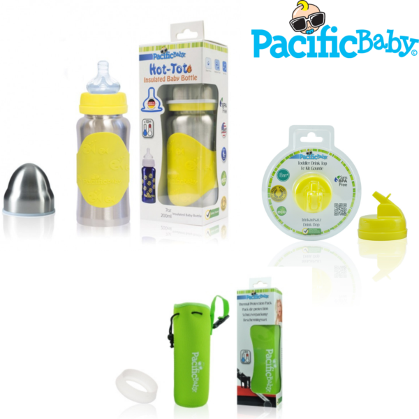 Biberon isotherme Pacific Baby avec accessoires