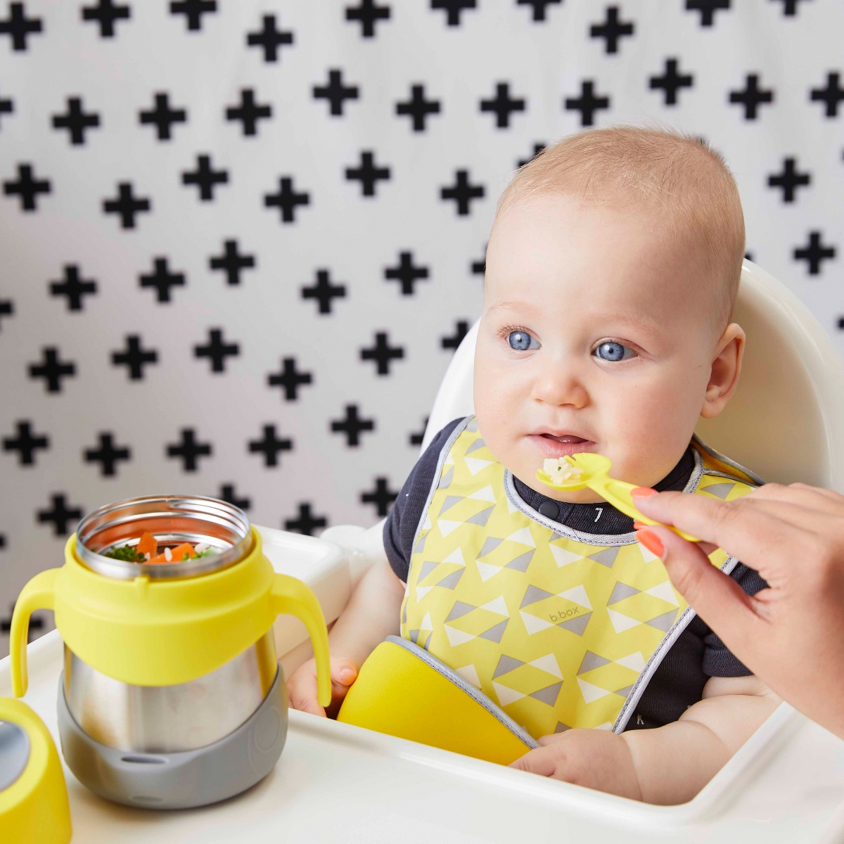 boite repas isotherme jaune de B.box