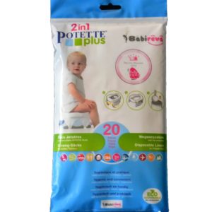 Recharges jetables pour le pot enfant de voyages Potette Plus
