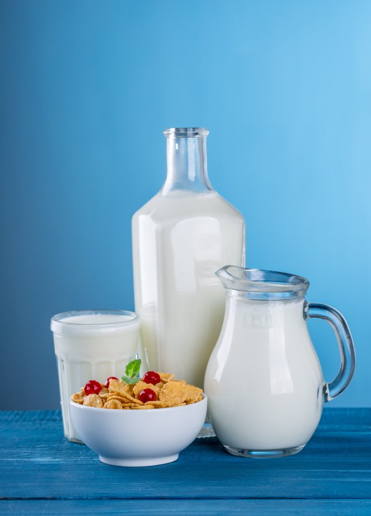 nourriture produits laitiers lait crème