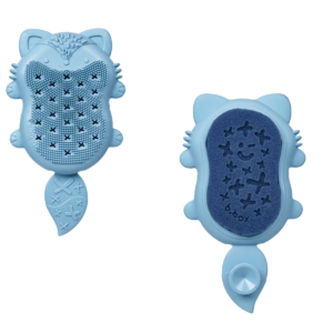 Brosse de bain et éponge motif renard Bbox