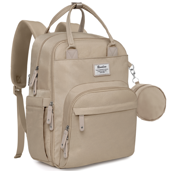 Sac à dos à langer avec tapis de change nomade - Beige