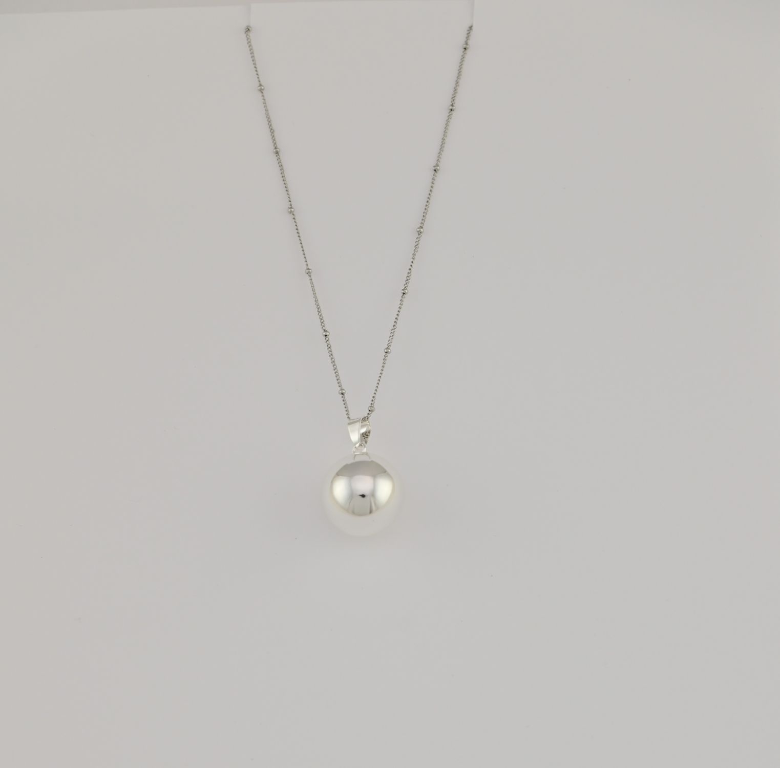 Bola de grossesse Classique Argent – Bijou pour future maman avec chaîne