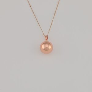 Bola de grossesse Classique Or Rose– Bijou pour future maman avec chaîne