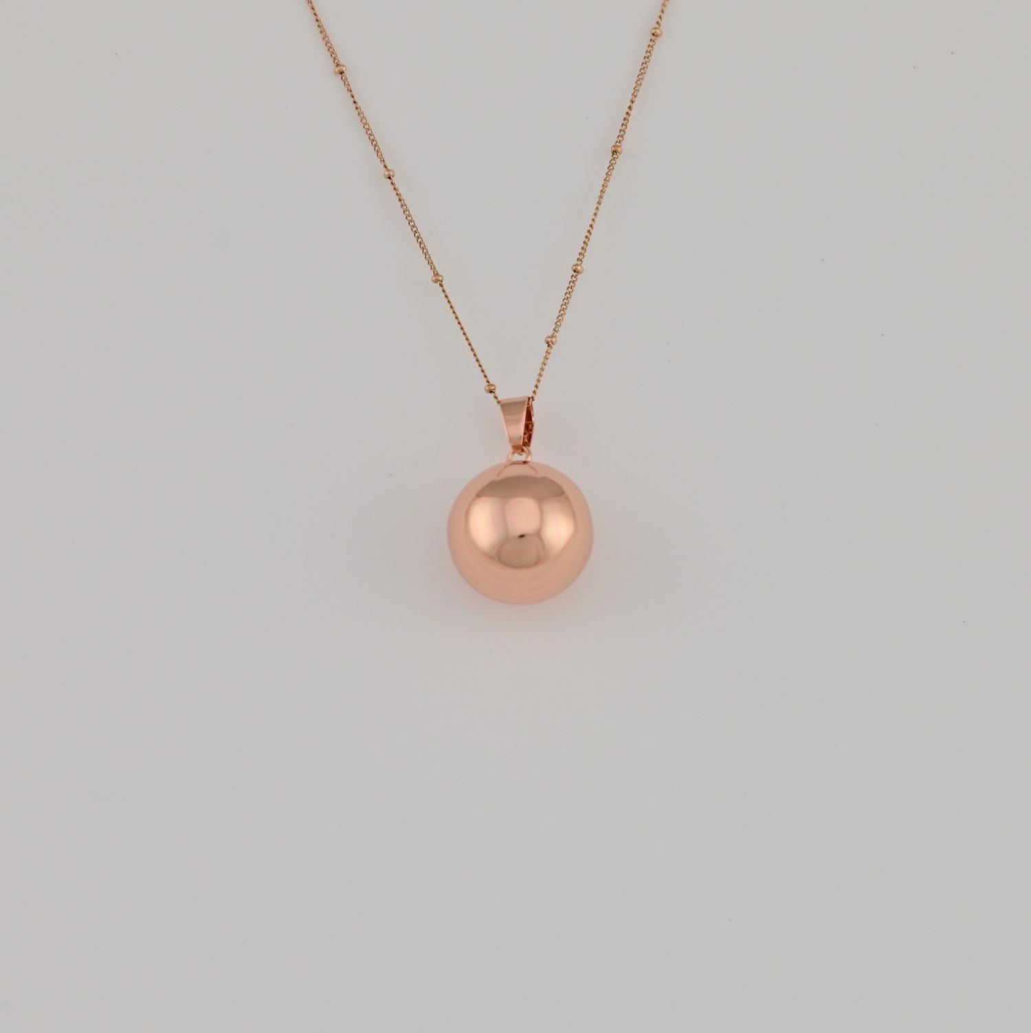 Bola de grossesse Classique Or Rose– Bijou pour future maman avec chaîne