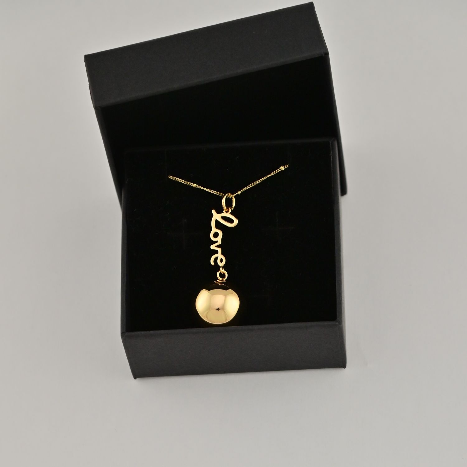 Bola de grossesse Love Or – Bijou pour future maman avec chaîne – Image 3
