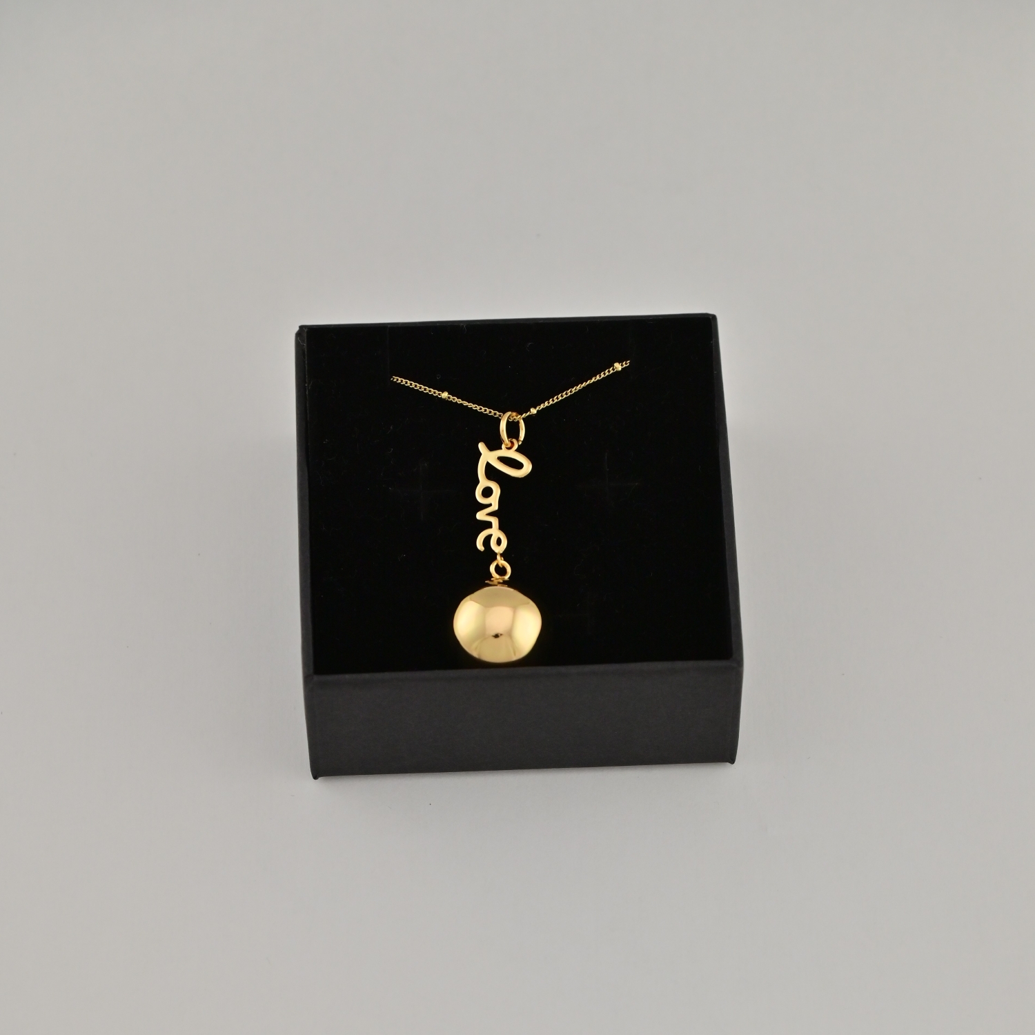 Bola de grossesse Love Or – Bijou pour future maman avec chaîne – Image 4