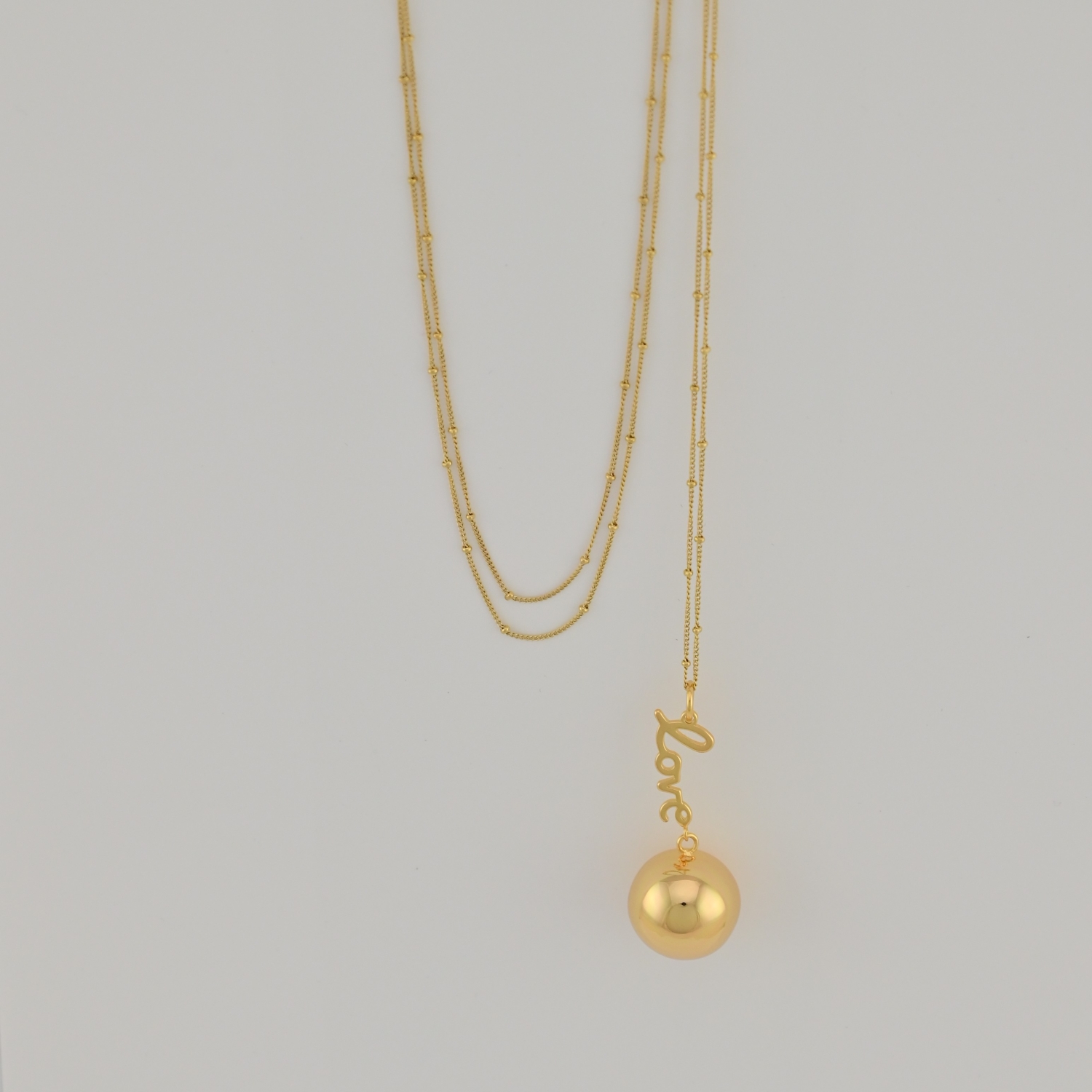 Bola de grossesse Love Or – Bijou pour future maman avec chaîne – Image 2