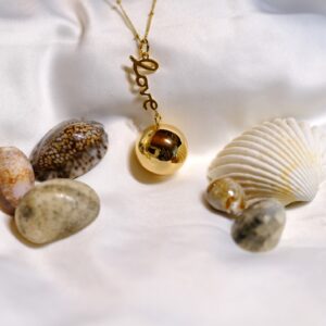 Bola de grossesse Love Or – Bijou pour future maman avec chaîne