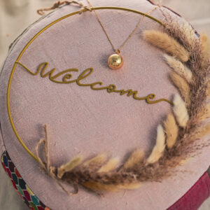 Bola de grossesse Classique Or Rose– Bijou pour future maman avec chaîne