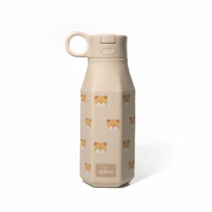 Gourde enfant en silicone 350 ml idéal rentrée scolaire - Ours