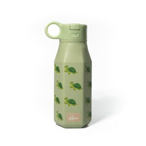 Gourde enfant en silicone 350 ml idéal rentrée scolaire - Tortue