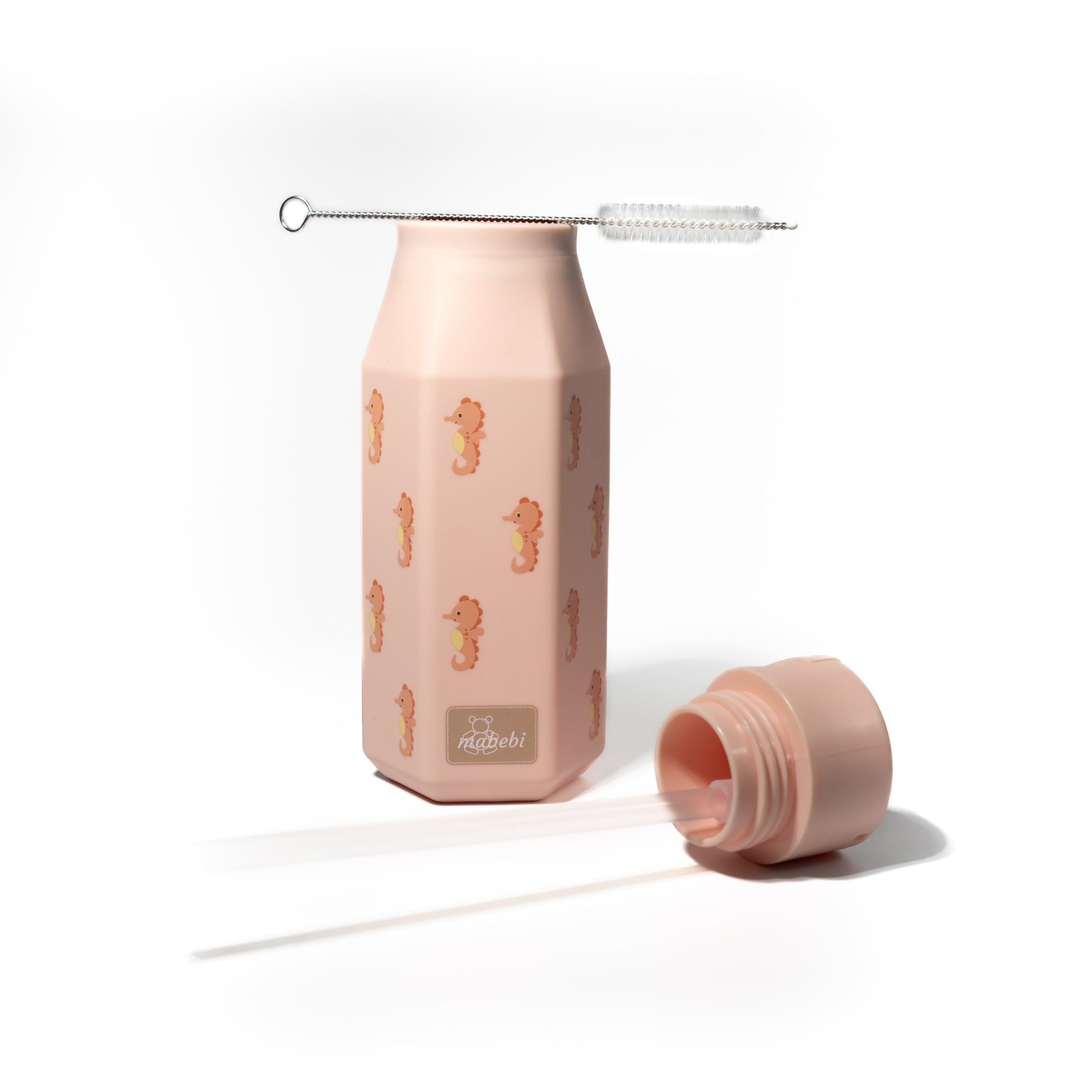 Gourde enfant en silicone 350 ml idéal rentrée scolaire - Hippocampe – Image 5