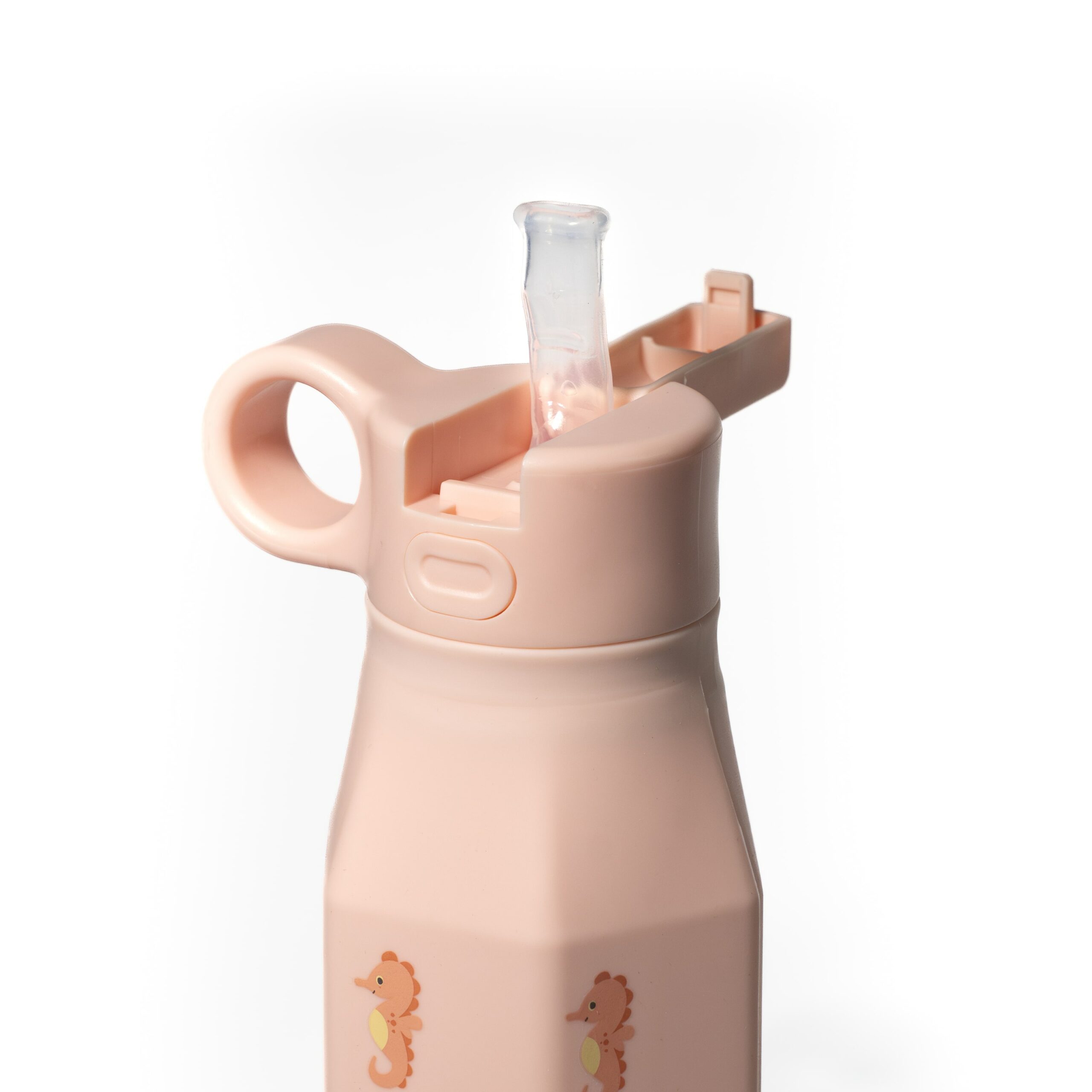 Gourde enfant en silicone 350 ml idéal rentrée scolaire - Hippocampe – Image 3