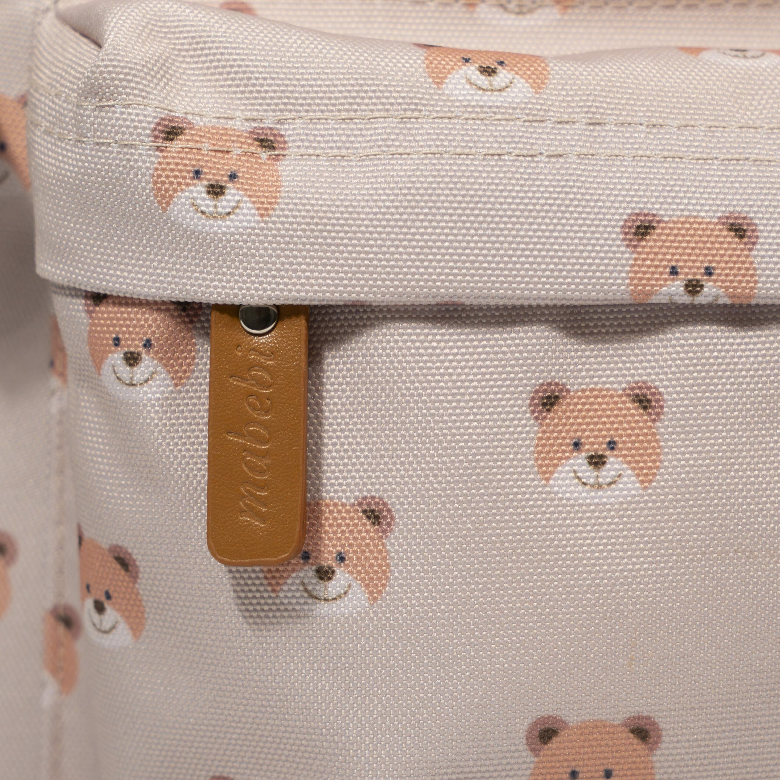 Sac à dos enfant en matière recyclée spécial rentrée - Ours – Image 4