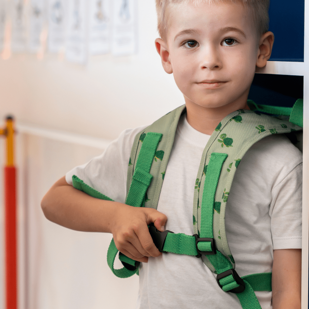 Sac à dos enfant en matière recyclée spécial rentrée - Tortue – Image 4