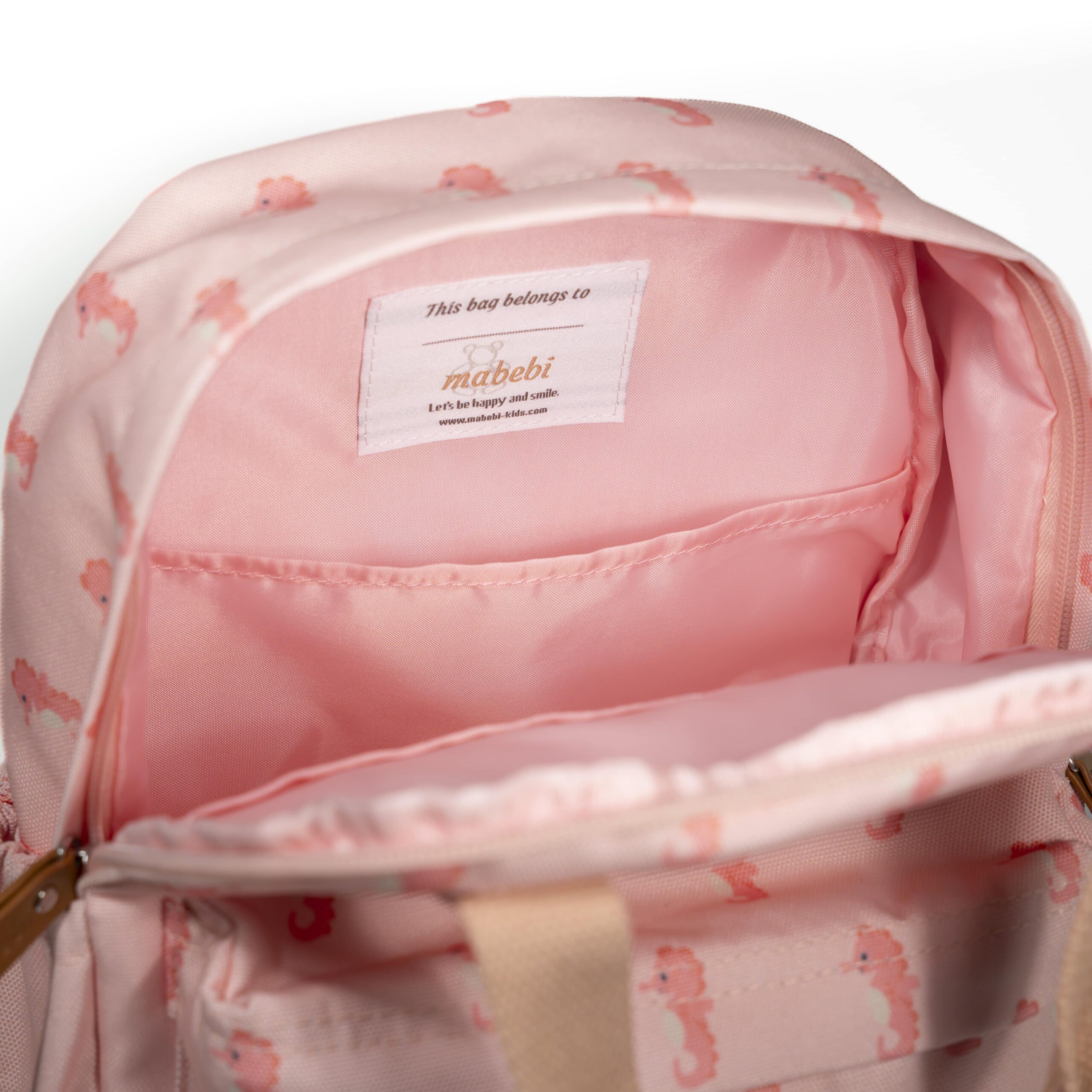 Sac à dos enfant en matière recyclée spécial rentrée - Hippocampe – Image 4